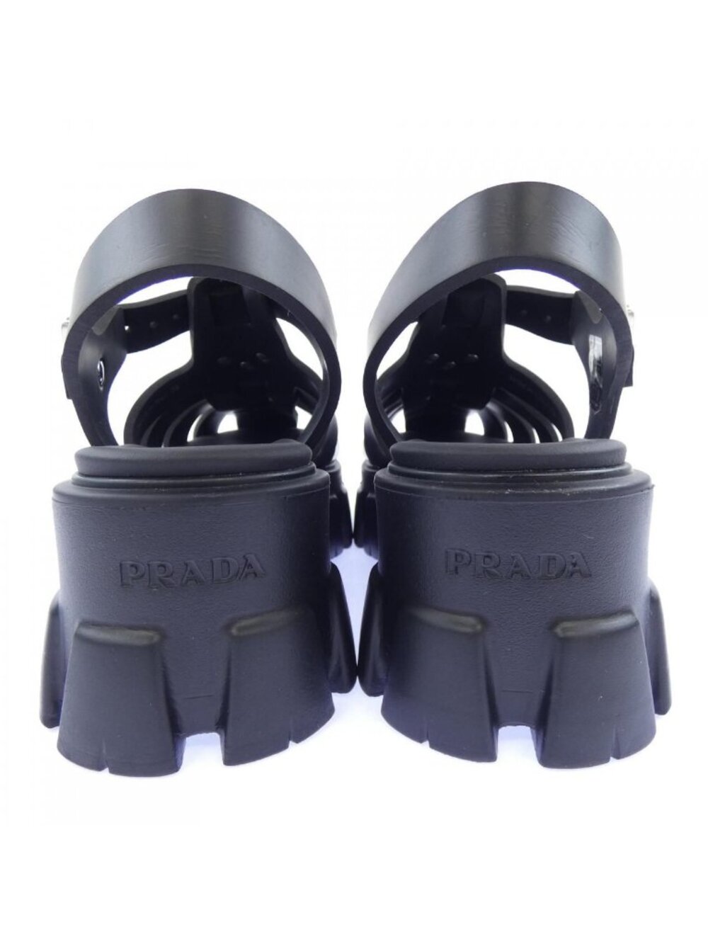Prada Monolith Ruba Sandals Triangle Logo - Picture 5 of 6